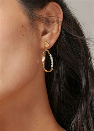 Aloma small pearl earring Enamel 