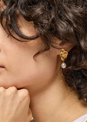 Caia Large earring Pearls Enamel 
