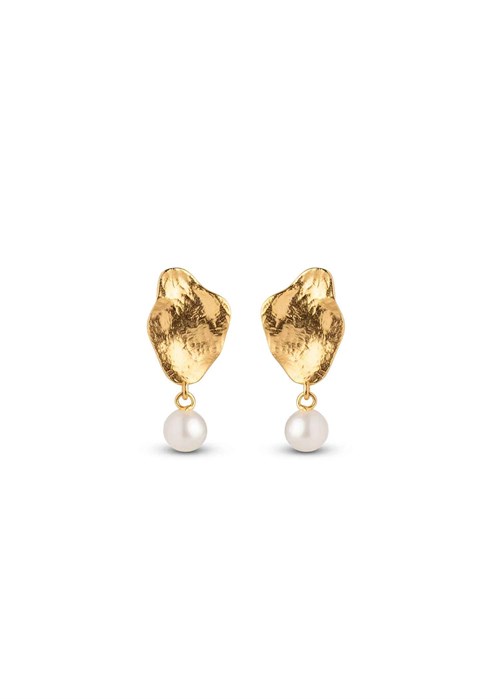 Caia small earring Pearls Enamel 