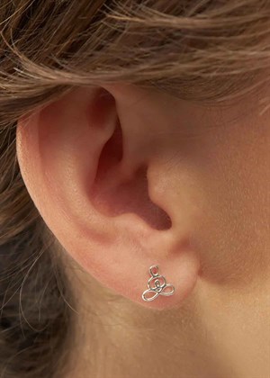 Zen earring Silver Lulu Copenhagen 