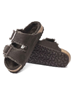 Arizona Shearling LEVE sandal Mocca Birkenstock 