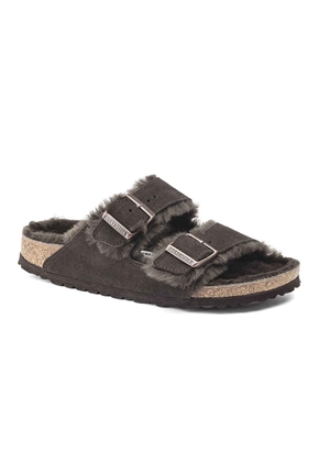 Arizona Shearling LEVE sandal Mocca Birkenstock 