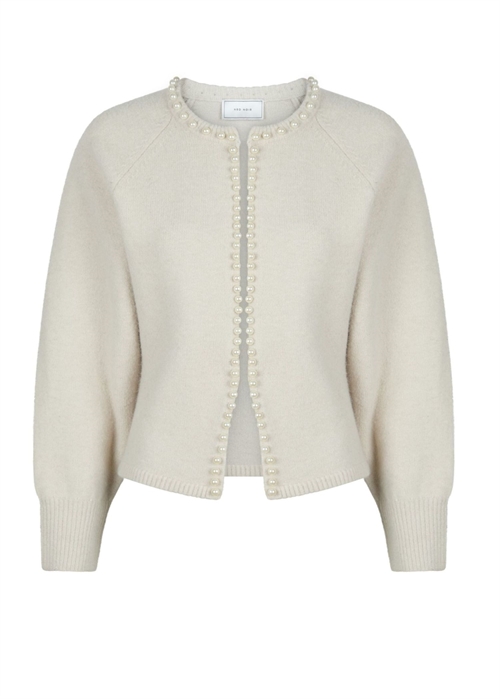 Lily pearl knit cardigan Ivory Neo Noir 