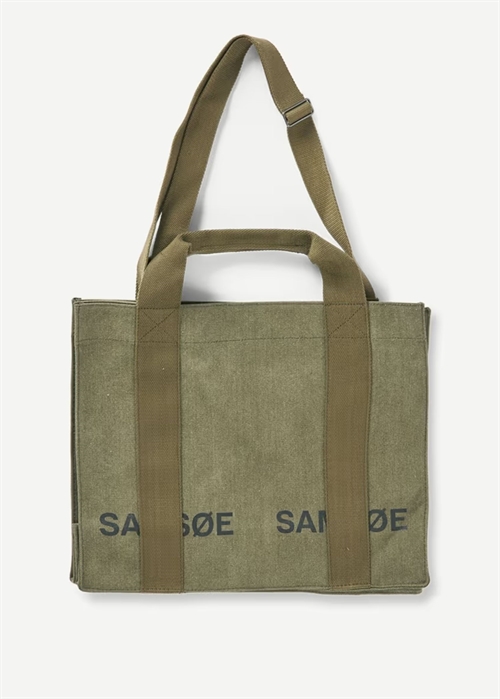 Salucas shopper L 15412 Washed Forest Night Samsøe 