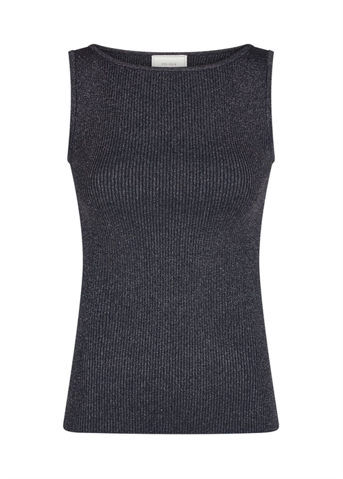 Talia glitter knit top Midnight Blue Neo Noir 