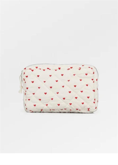 Amor malin mini bag Offwhite/Red Becksøndergaard