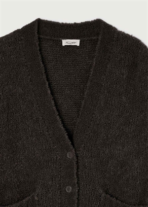 Zolly Gilet cardigan Anthracite American Vintage 