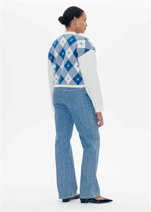 Cornelie cardigan Federal Blue Check Baum Und Pferdgarten 