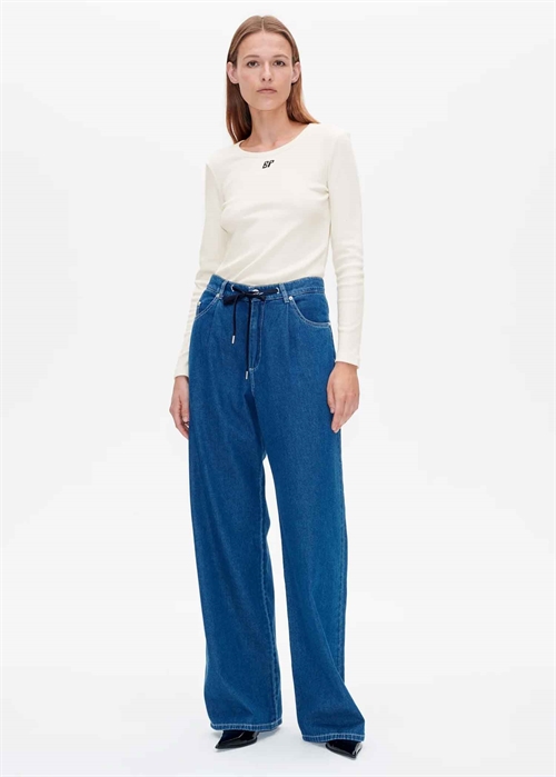 Nanny jeans Light Worn Denim Baum Und Pferdgarten