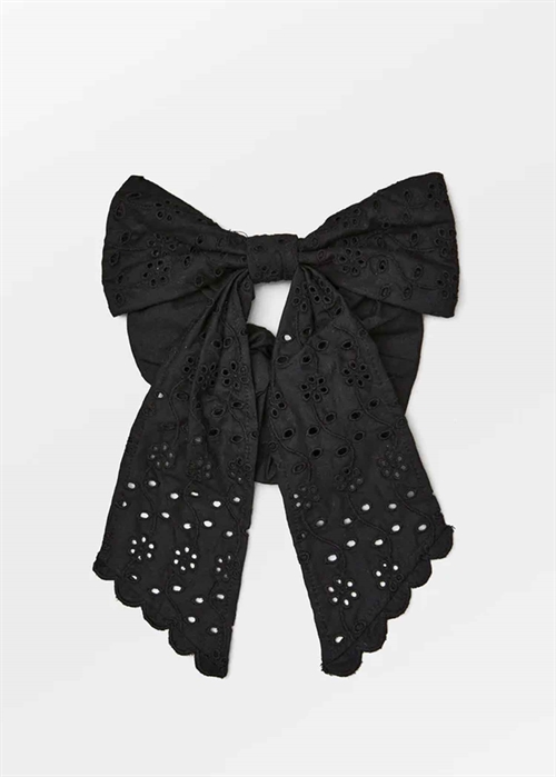 Angela Bow Scrunchie Black Becksøndergaard 