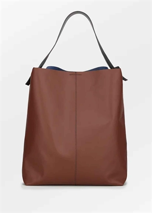 Glossy Mae bag Blue/Brown Becksøndergaard 