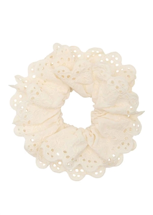 Lace scrunchie Ivory Pico 