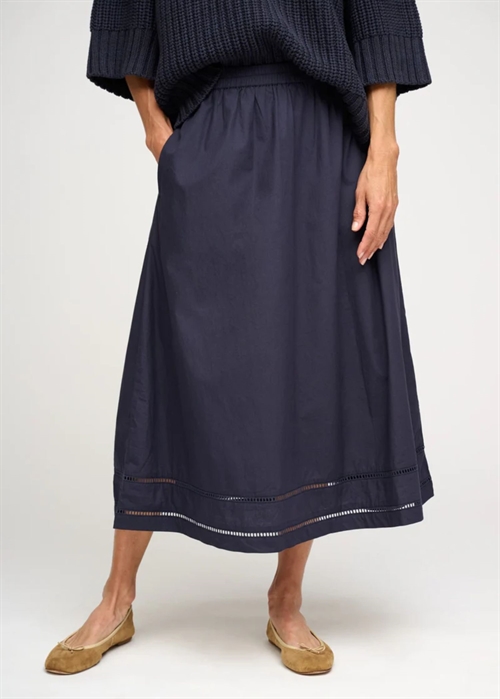 Brill poplin skirt Dark navy Moshi Moshi 