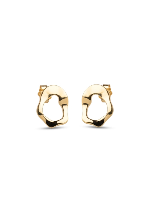 Daphne studs Forgyldt Enamel 