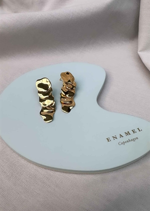 Sahara earrings Forgyldt Enamel