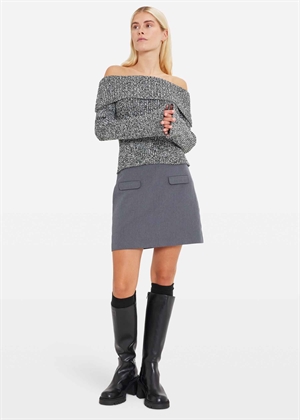 Enwilla skirt 7092 Mid Grey Mel. Envii 