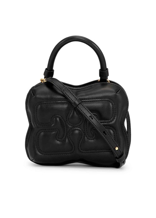 Butterfly small crossbody bag Black A5489 Ganni 