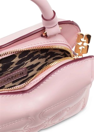 Butterfly small crossbody bag Powder A5925 Ganni 