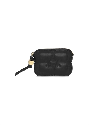 Ganni Bou compact zipped wallet Sort A6150 Ganni 