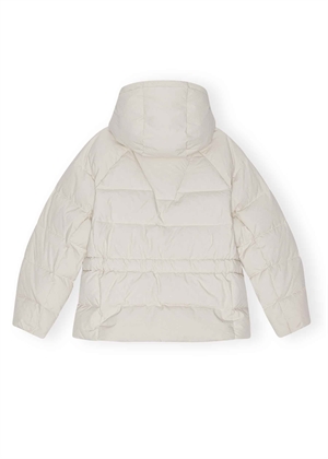 Tech seersucker oversized puffer jakke Tofu F9690 Ganni 