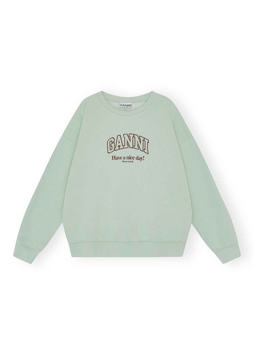 Isoli oversized sweat Aqua Foam T3945 Ganni 