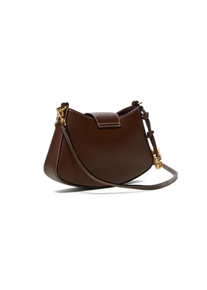 Mini swing crossbody bag Chocolate Fondant A6014 Ganni 