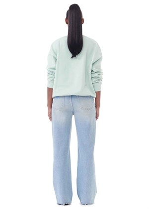 Isoli oversized sweat Aqua Foam T3945 Ganni 