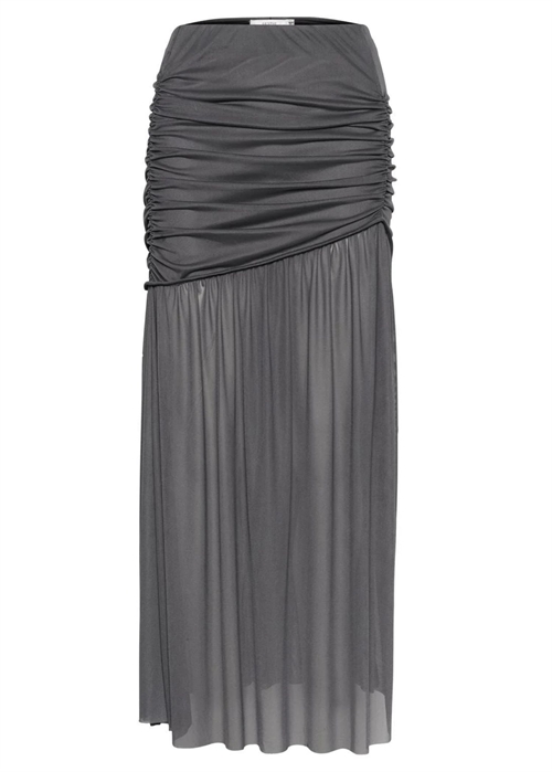 Messi long skirt Gray Pinstripe Gestuz 