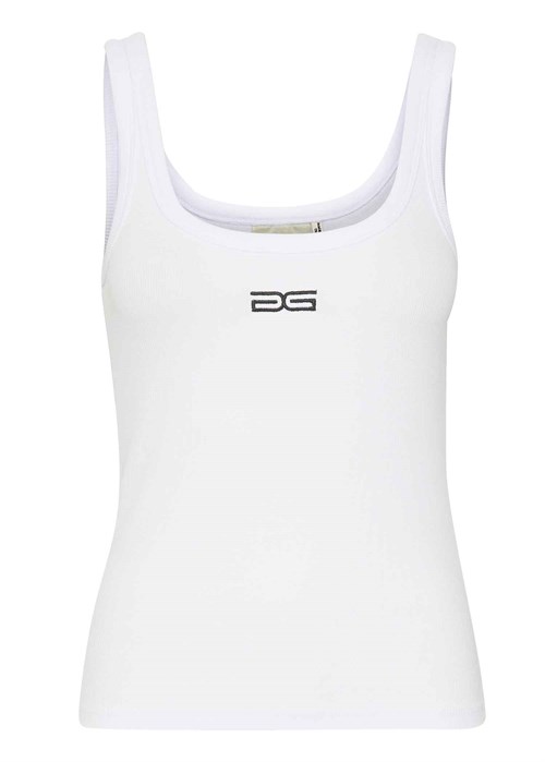 Drew sl logo top Bright White Gestuz