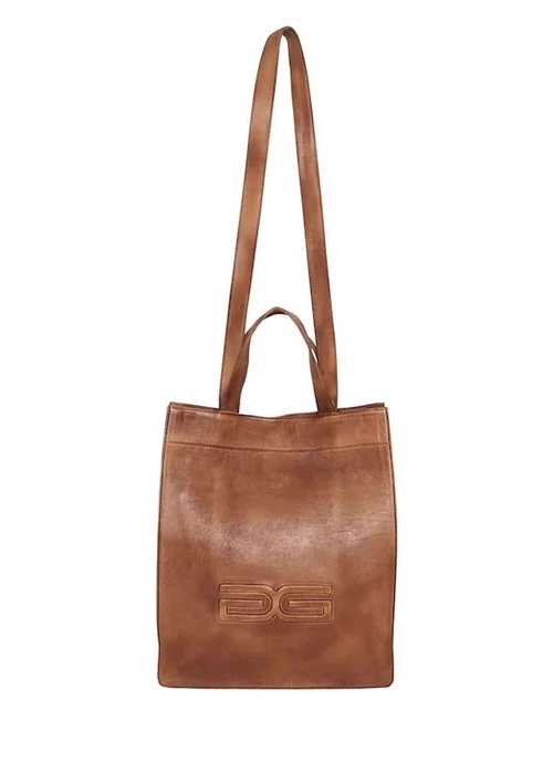 Toty bag Brown Faded Effect Gestuz 