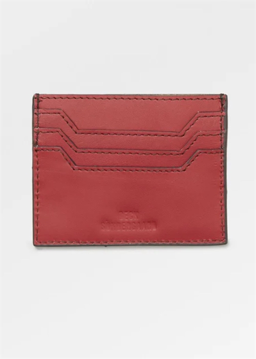 Glossy Card holder Dusty Cedar Red Becksøndergaard 