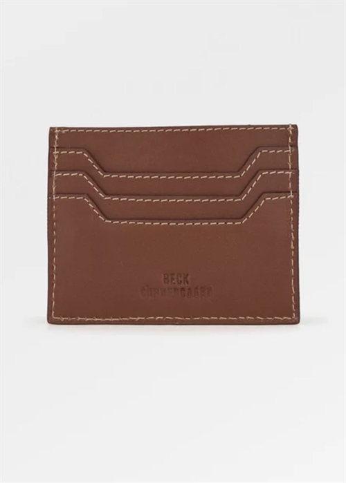 Glossy Card holder Mocha Brown Becksøndergaard 