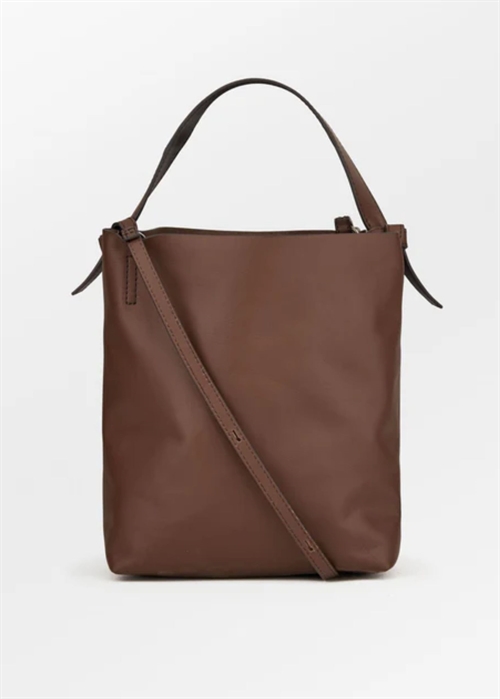 Glossy Mae small bag Mocha Brown Becksøndergaard 