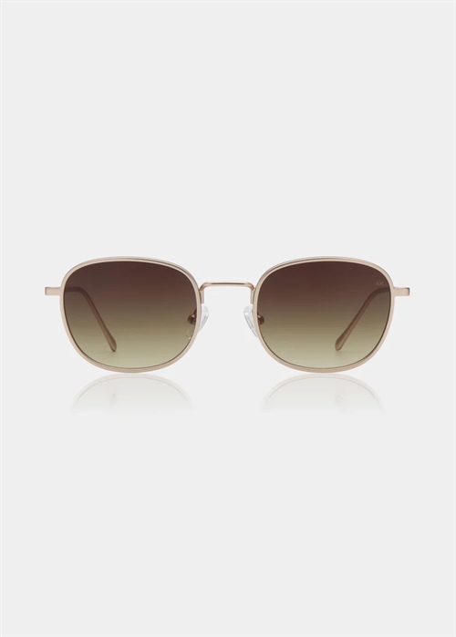 Hello solbrille Matte Gold A.kjærbede