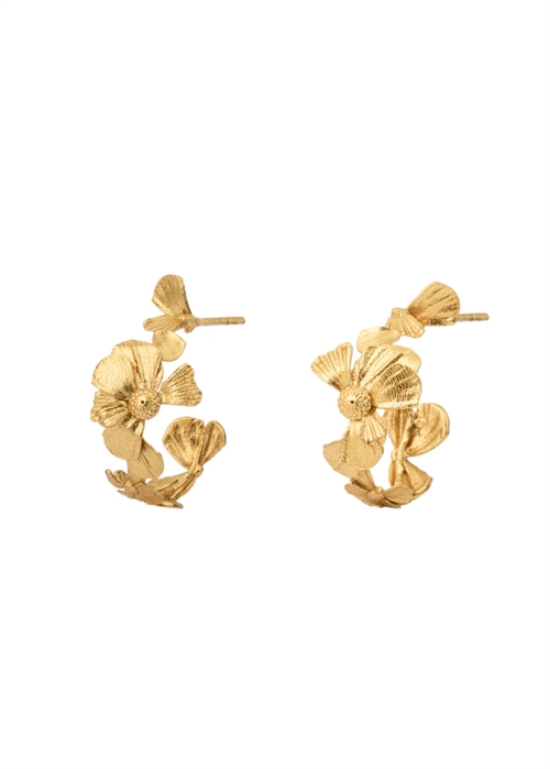 Wildflower hoope earrings Gilded House Of Vincent