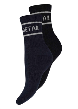 Hype The Detail tennis sock 2-pk Navy/Black 