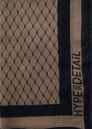 Hype The Detail scarf W/Logo Beige/Black 