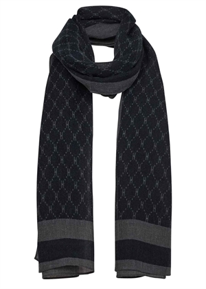 Hype The Detail Scarf W/Logo Black/Grey