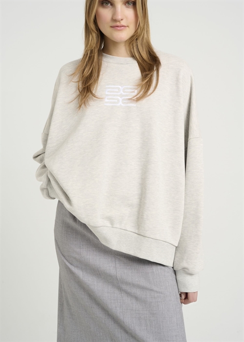 Lulla sweat Light Grey Melange Gestuz 