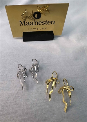 Sanja earrings Silver Maanesten 