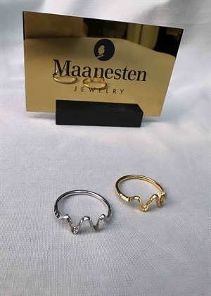 Sonar ring Forgyldt Maanesten