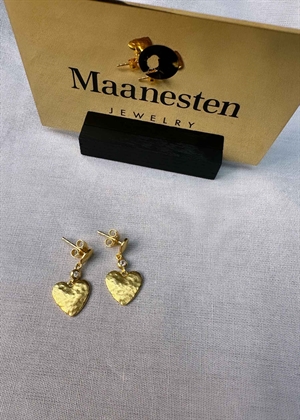 Adeleide earrings Forgyldt Maanesten