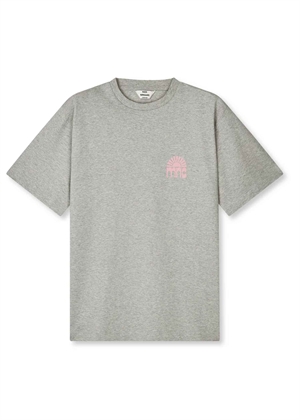 Dassel soft single tee Light Grey Melange Mads Nørgaard 