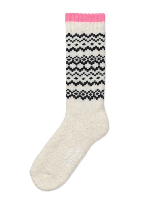 Iceland sali sock Winter White Mads Nørgaard 