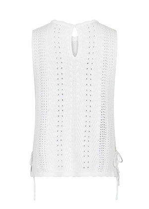 Aritza Crochet knit top Hvid Neo Noir 