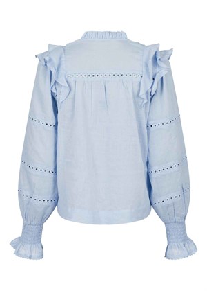 Aurika s voile bluse Light Blue Neo Noir 