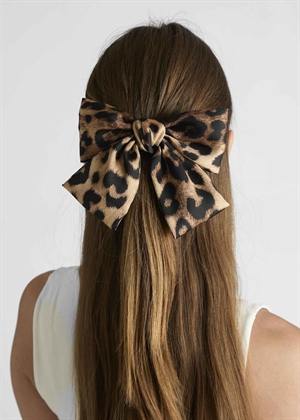 Bow hair clip Leopard Neo Noir 