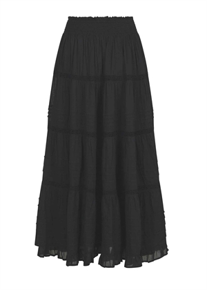 Felicia s voile skirt Sort Neo Noir