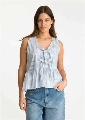 Manja stripe top Light Blue Neo Noir 