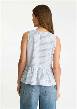 Manja stripe top Light Blue Neo Noir 